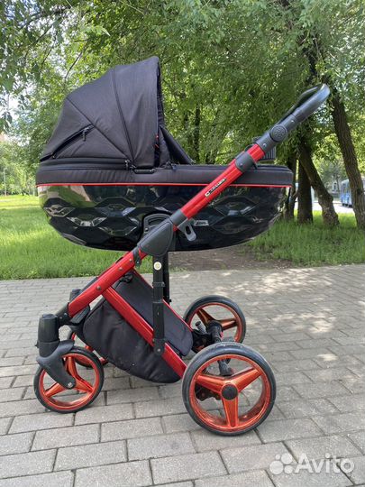Коляска adamex 3 в 1 chantal на брони