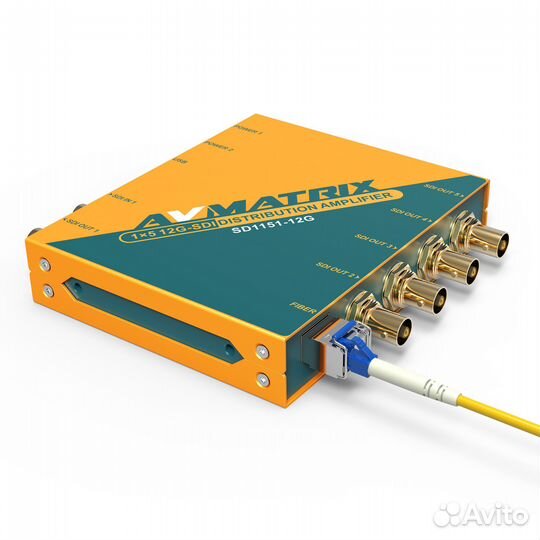 Усилитель-распределитель avmatrix SD1151 12G-SDI 15 с восстановлением тактовой частоты