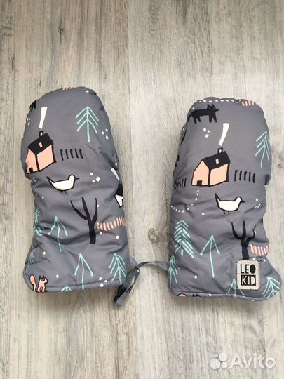 Муфта варежки на коляску leokid