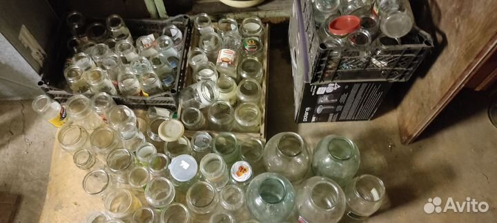 Банки стеклянные разные, для заготовок и компотов