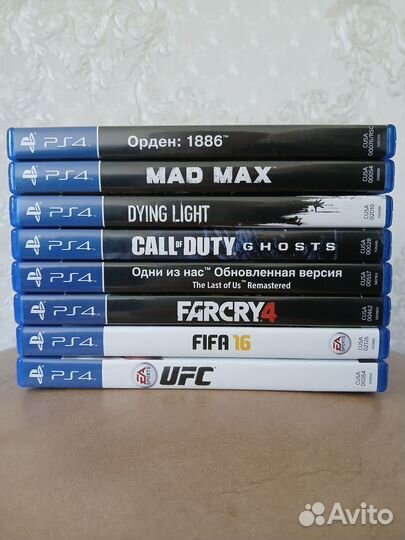 Диски игры для PS4