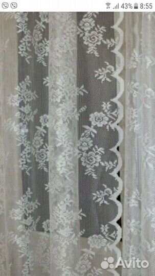 Тюль Аlvine Spets, Лиль, Хилдрун, Хилья, lkea