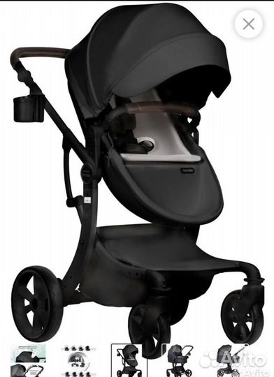Коляска 3 в 1 бу
