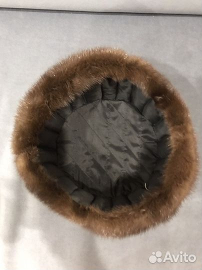 Норковая шапка мужская