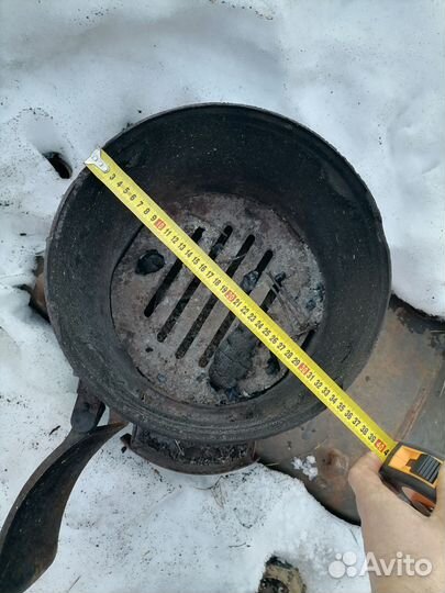 Печь чугунная под казан