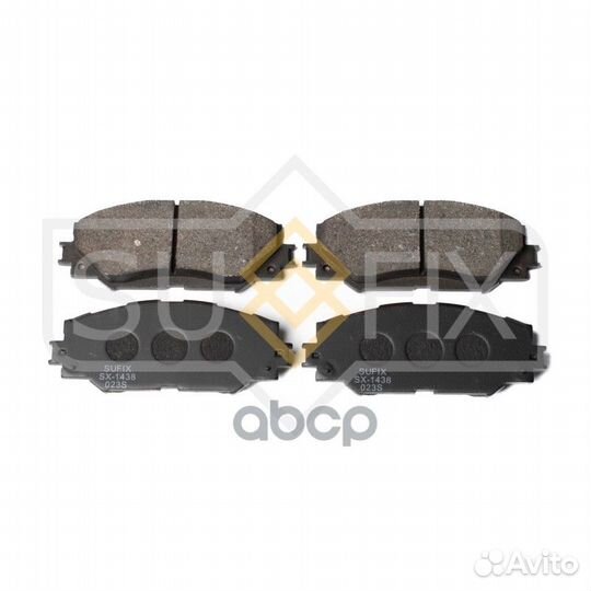 Колодки тормозные дисковые перед прав/лев B