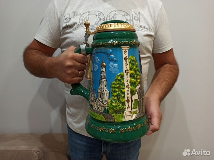 Пивная кружка Фарфор (фаянс) огромнаяэксклюзив