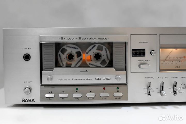 Кассетная Дека saba CD 262, 1980г