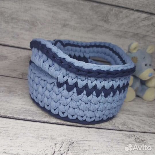 Трикотажные корзинки