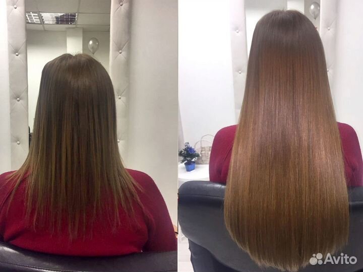 Наращивание волос с гарантией. Огромный опыт