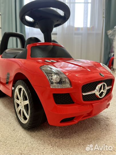 Машинка каталка толокар mercedes