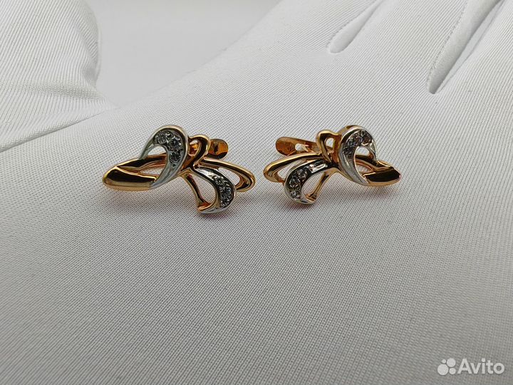 Пара серёг 585 пробы. Рассрочка