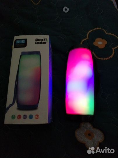 Стерео блютуз колонка