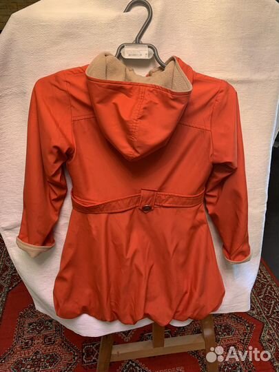 Плащ детский для девочки на флисе