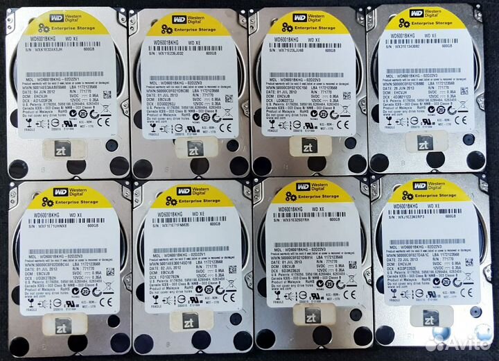 HDD WD SAS 2.5 600Gb б/у