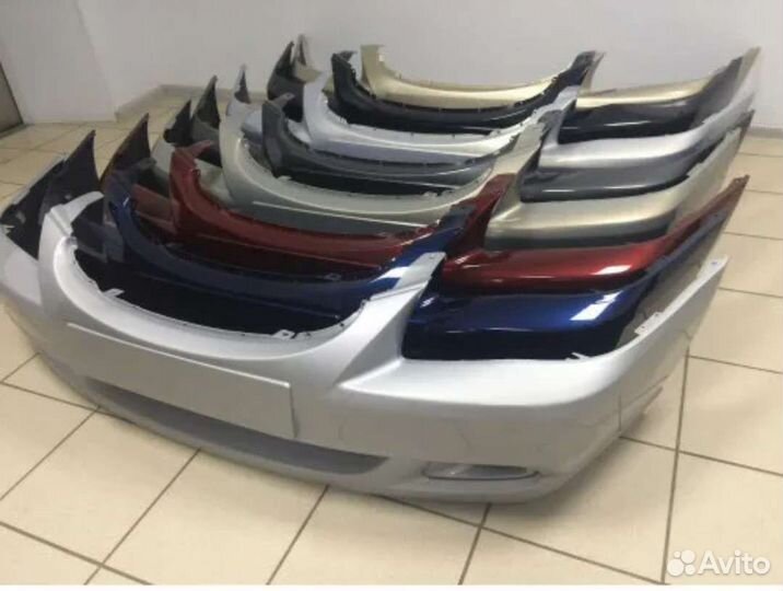 Бампер передний на Hyundai Accent