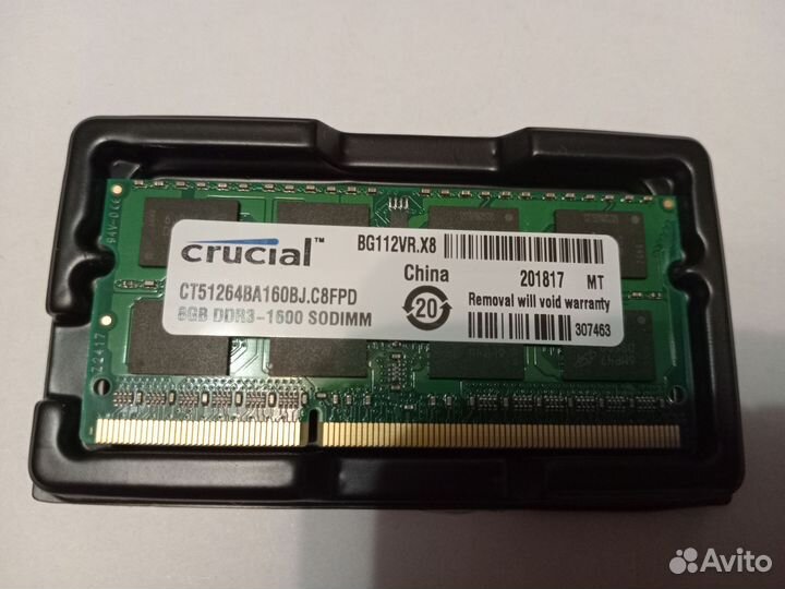 Crucial 8GB DDR3 sodimm