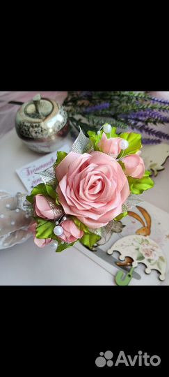 Ободок для девочки. Ручная работа