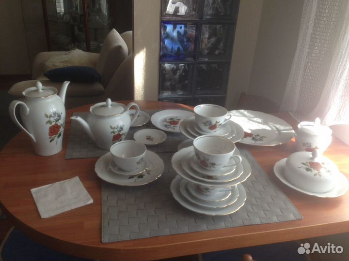 Винтажный чайно-кофейный сервиз Kahla (гдр)