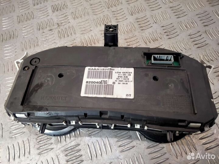 Приборка Renault Megane II