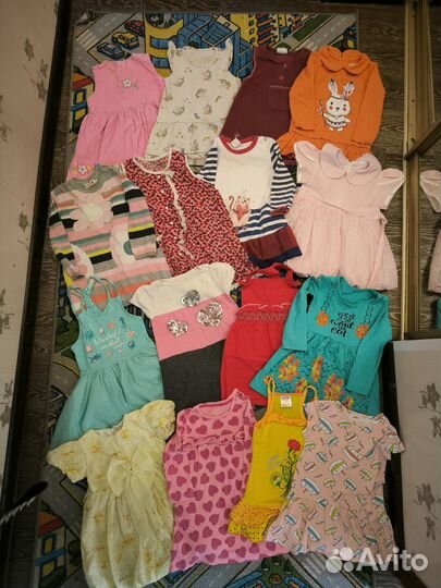 Платья на девочку р 80-92