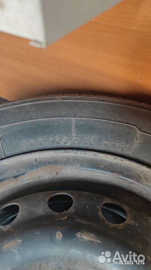 R15 Yokohama S71A 205/65, PCD 5x114.3 DIA 60.1