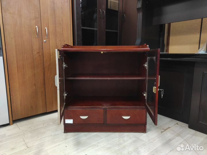 Шкаф для документов, 2 полки/2 ящ. б/у 80х40х86 дв