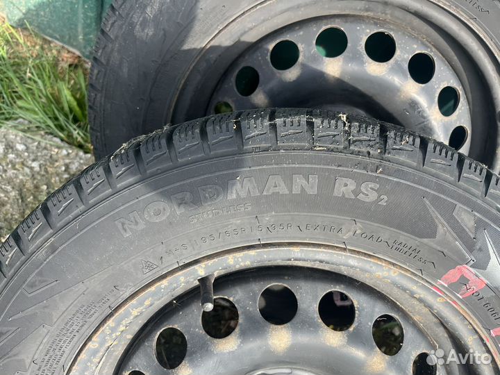 Колеса в сборе r15 зимние липучка