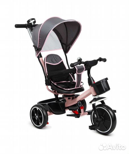 Новый детский трехколесный велосипед коляска
