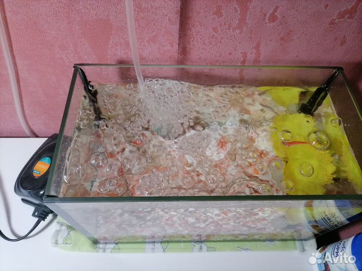 Продам аквариум с рыбками