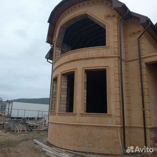 Облицовка дагестанским камнем