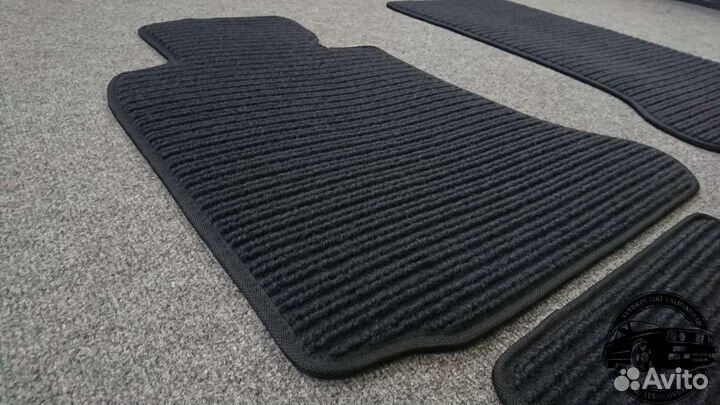 Репсовые автоковрики для BMW 5 серии e39, графит