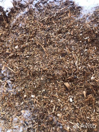 Древесная щепа, мульча