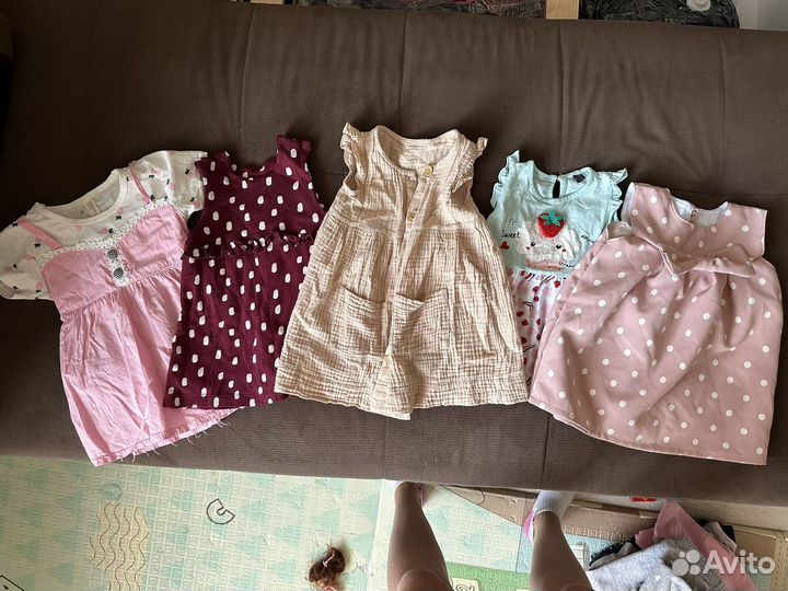 Вещи пакетом на девочку 74 размера