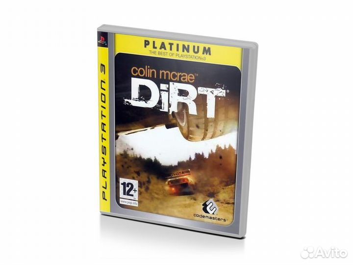 Colin McRae dirt Platinum витринный образец, англи