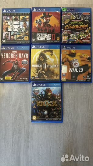 Игры для приставок ps4