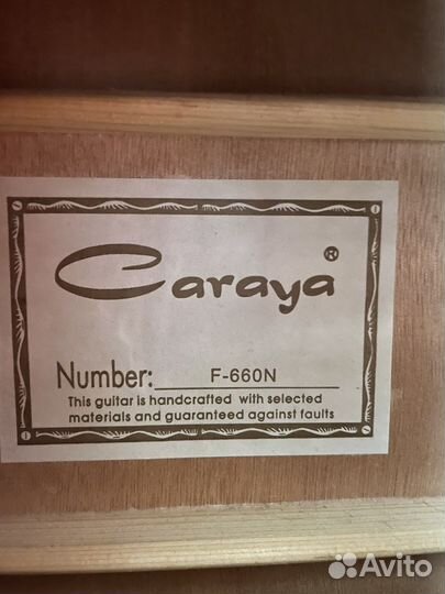 Акустическая гитара caraya