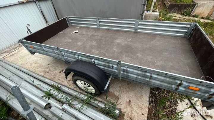 Прицеп с тентом 1.7м Мзса размер кузова 3.15х1.35