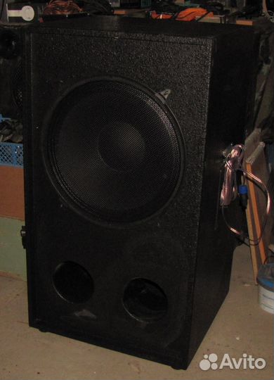 Сабвуферы EV-18 1200W 2шт Pro Subwoofer Нч Колонки