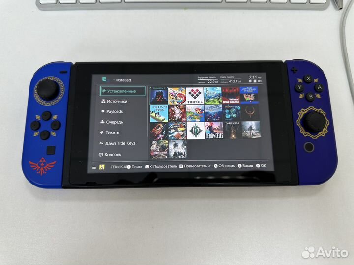 Nintendo switch прошитая 500gb