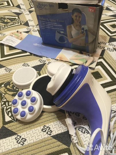 Антицеллюлитный массажёр для тела Relax&Spin Tone