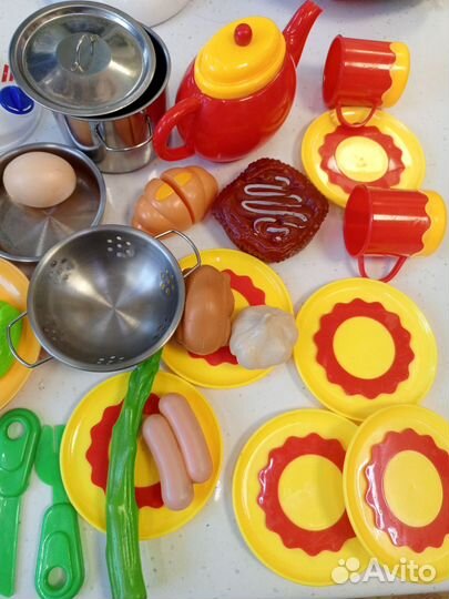 Кухонный детский набор и весы