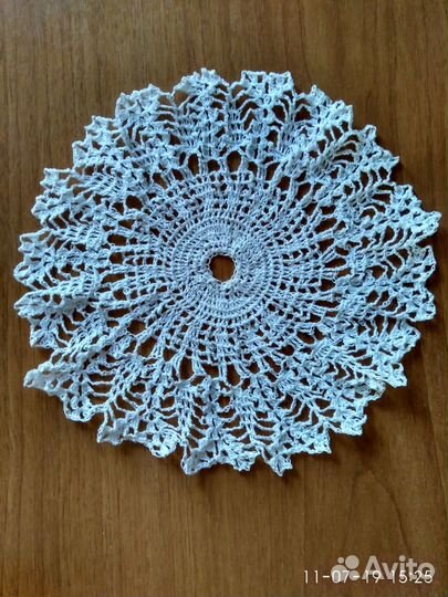 Вязаные салфетки ручная работа