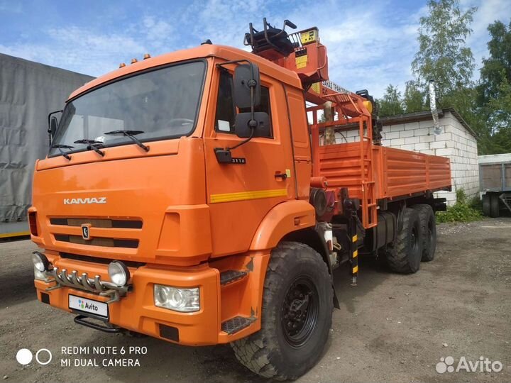 КамАЗ 43118 с КМУ, 2016