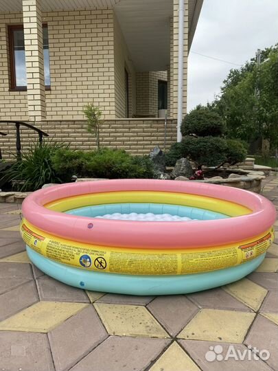 Детский надувной бассейн intex
