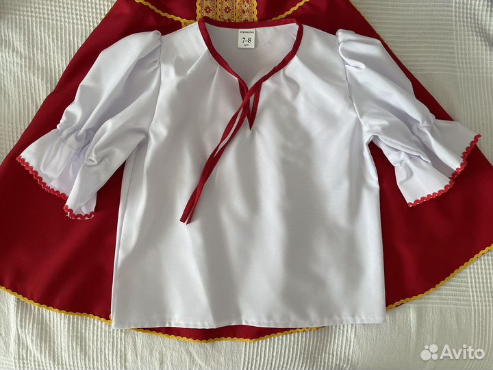 Русский народный костюм для девочек, размер от 122