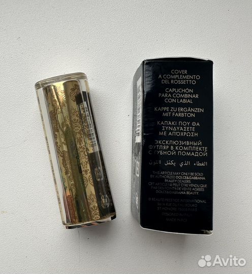 Dolce gabbana крышка для помады damasco