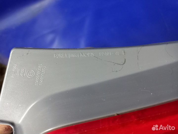 Фонарь задний левый Hyundai solaris 1