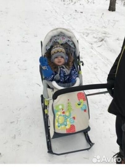 Коляска санки