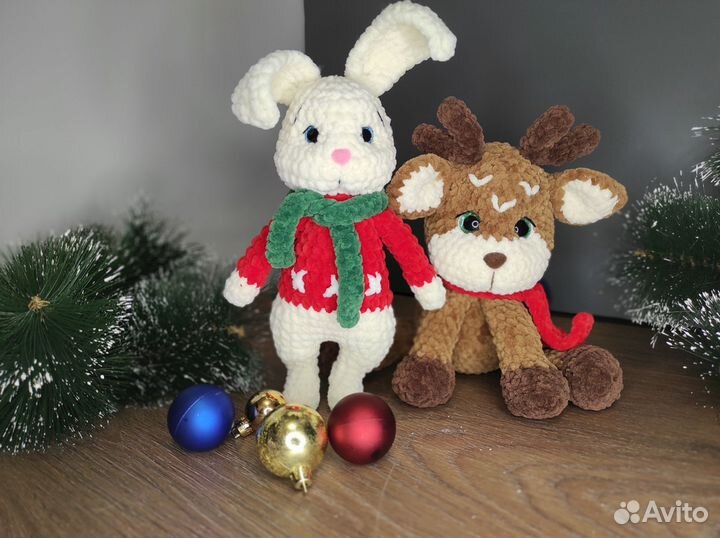 Оленёнок, кролик, дракон